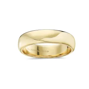 18K Yellow Gold Men's Band