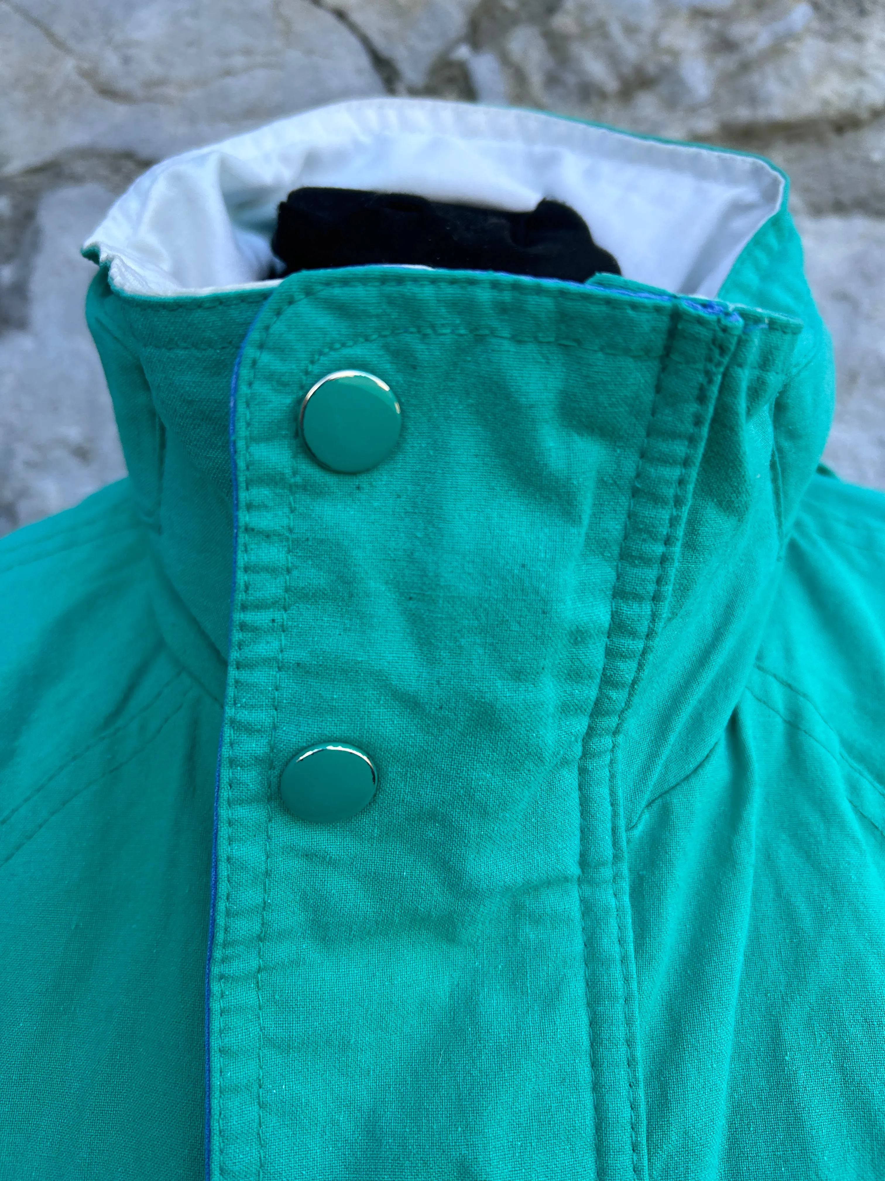 1980s vintage green jacket size M