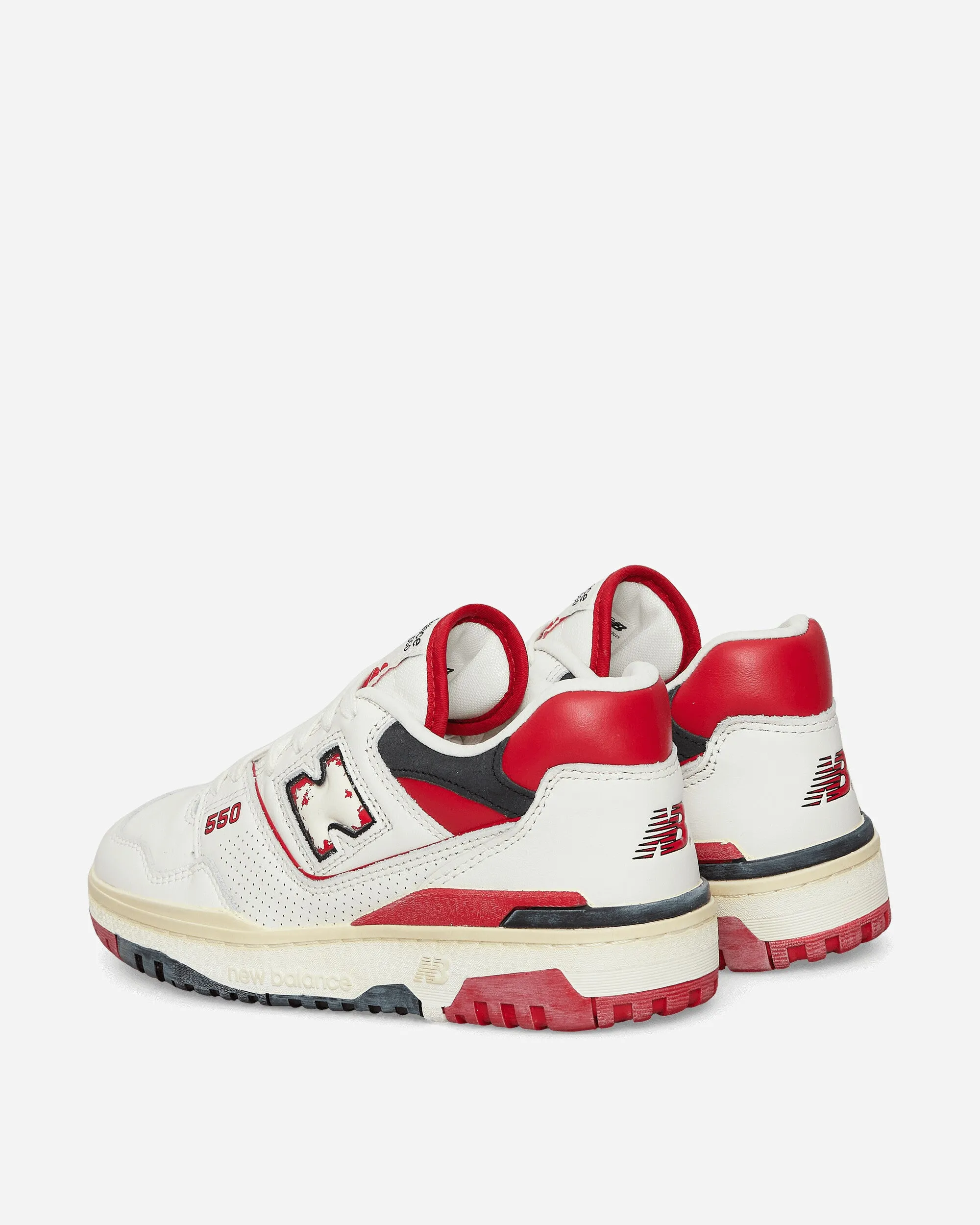 550 Sneakers Off White / Red