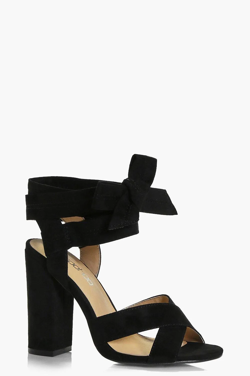 Abbie Wide Fit Wrap Strap Heels