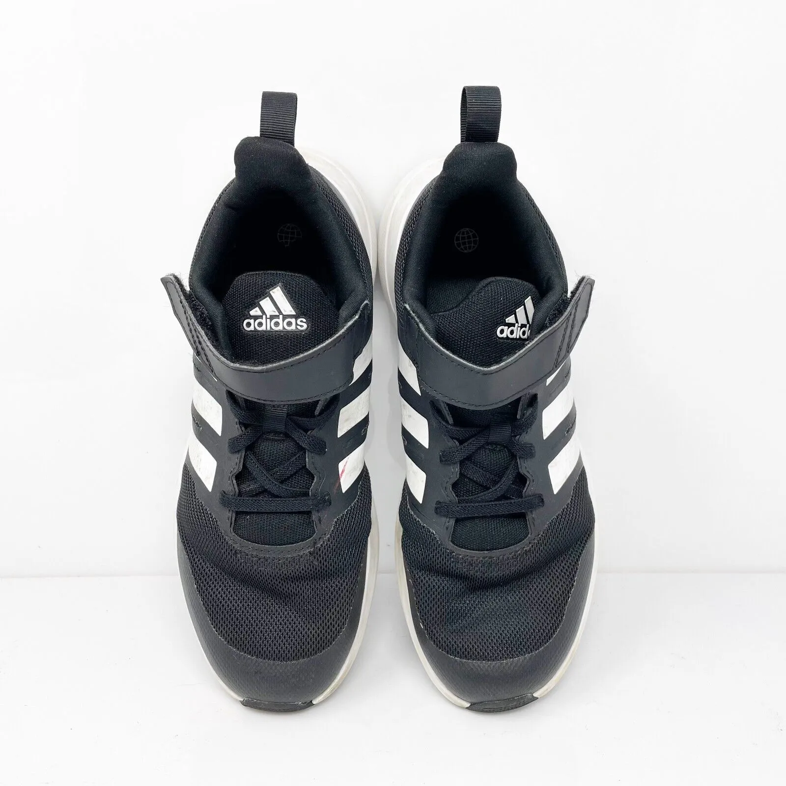 Adidas Boys Fortarun 2.0 IG5387 Black Running Shoes Sneakers Size 5