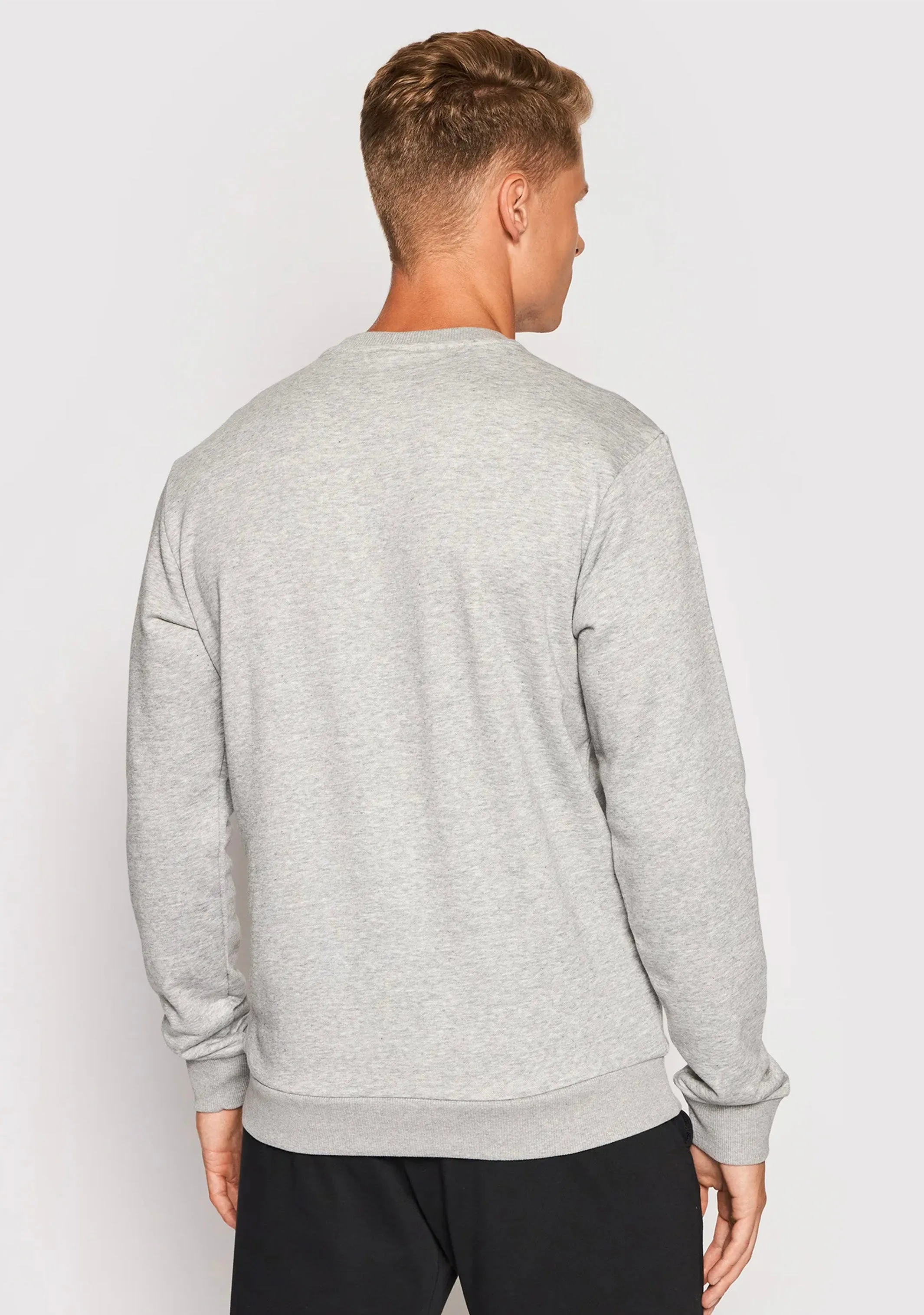 Adidas Mens Big Logo Sweatshirt Gray  GK9077