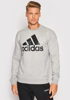 Adidas Mens Big Logo Sweatshirt Gray  GK9077