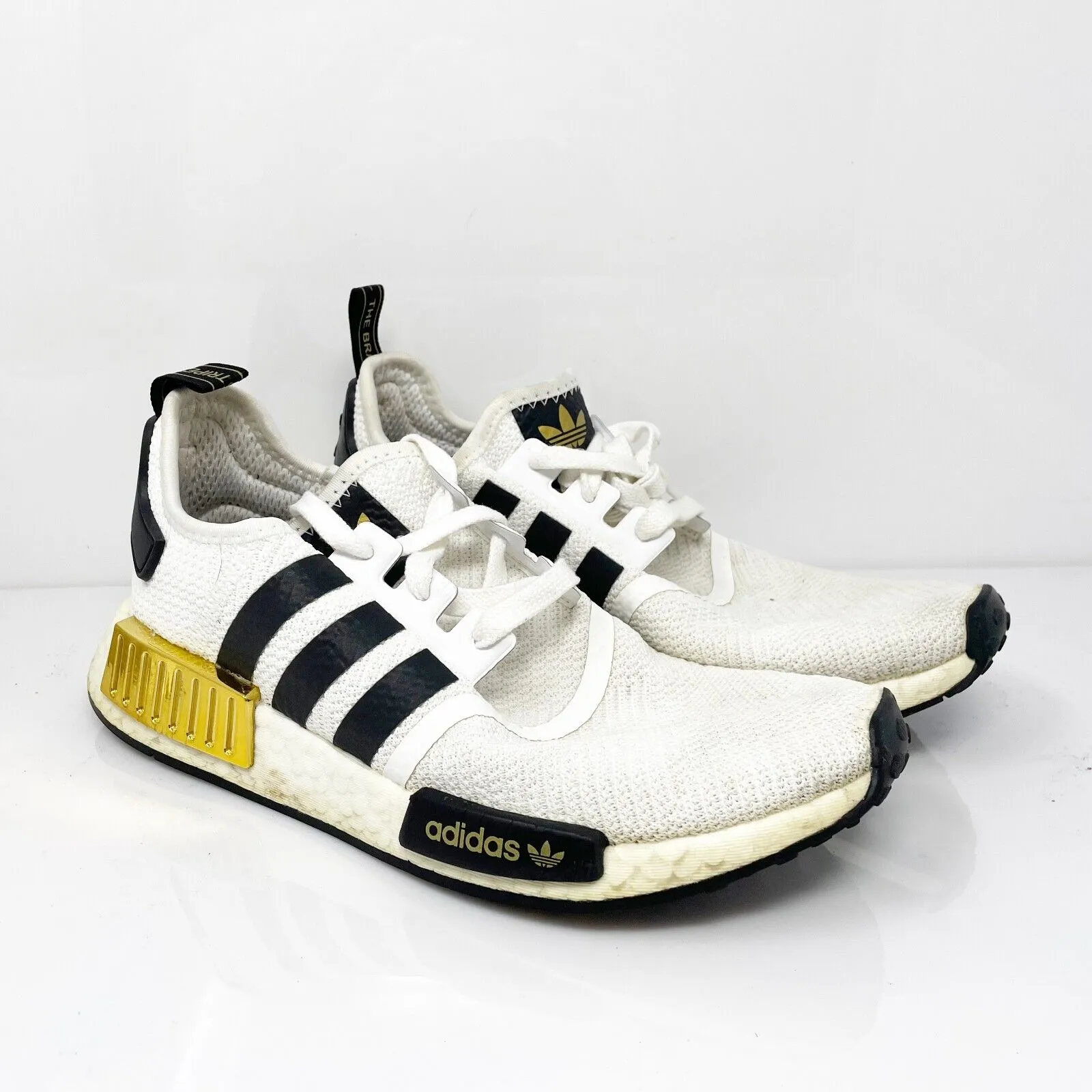 Adidas Mens NMD R1 EG5662 White Running Shoes Sneakers Size 9