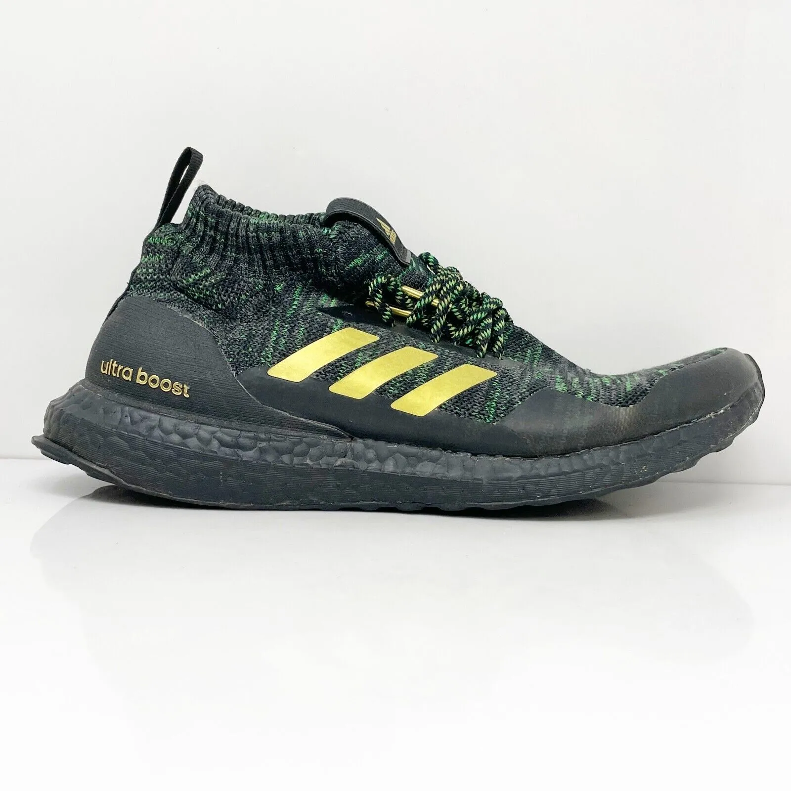 Adidas Mens UltraBoost DNA Mid FZ5490 Black Running Shoes Sneakers Size 9.5