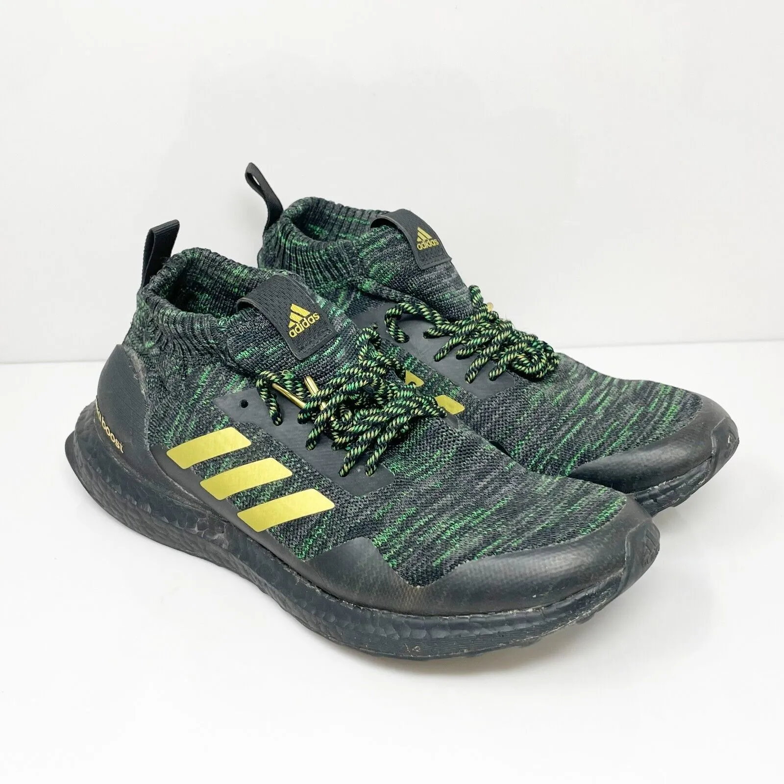 Adidas Mens UltraBoost DNA Mid FZ5490 Black Running Shoes Sneakers Size 9.5