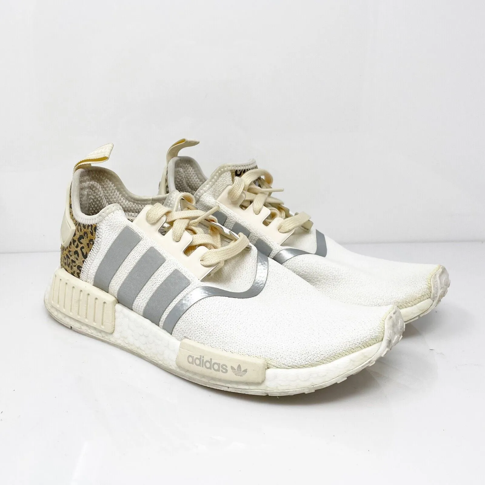 Adidas Womens NMD R1 FZ1018 White Running Shoes Sneakers Size 10