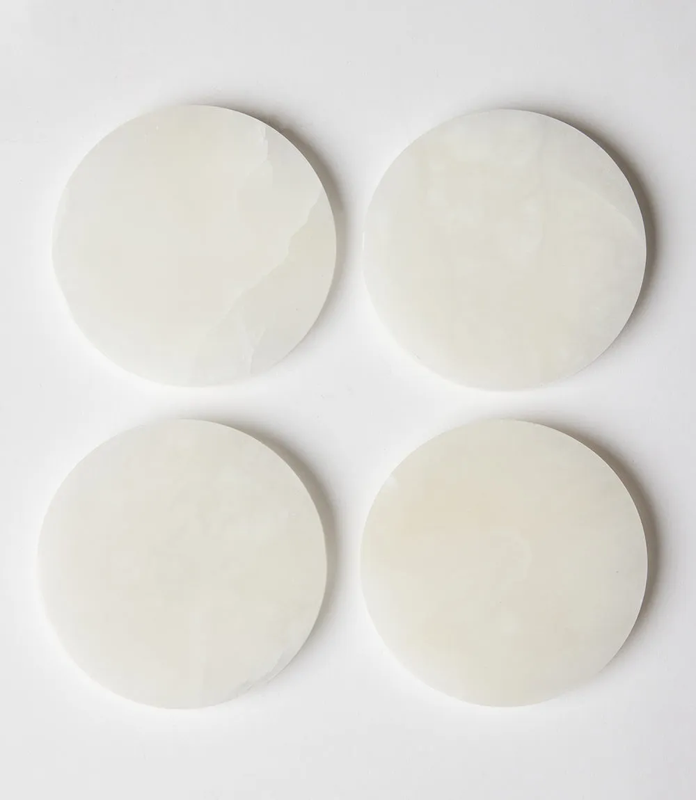 Alabaster Coasters Set of 4