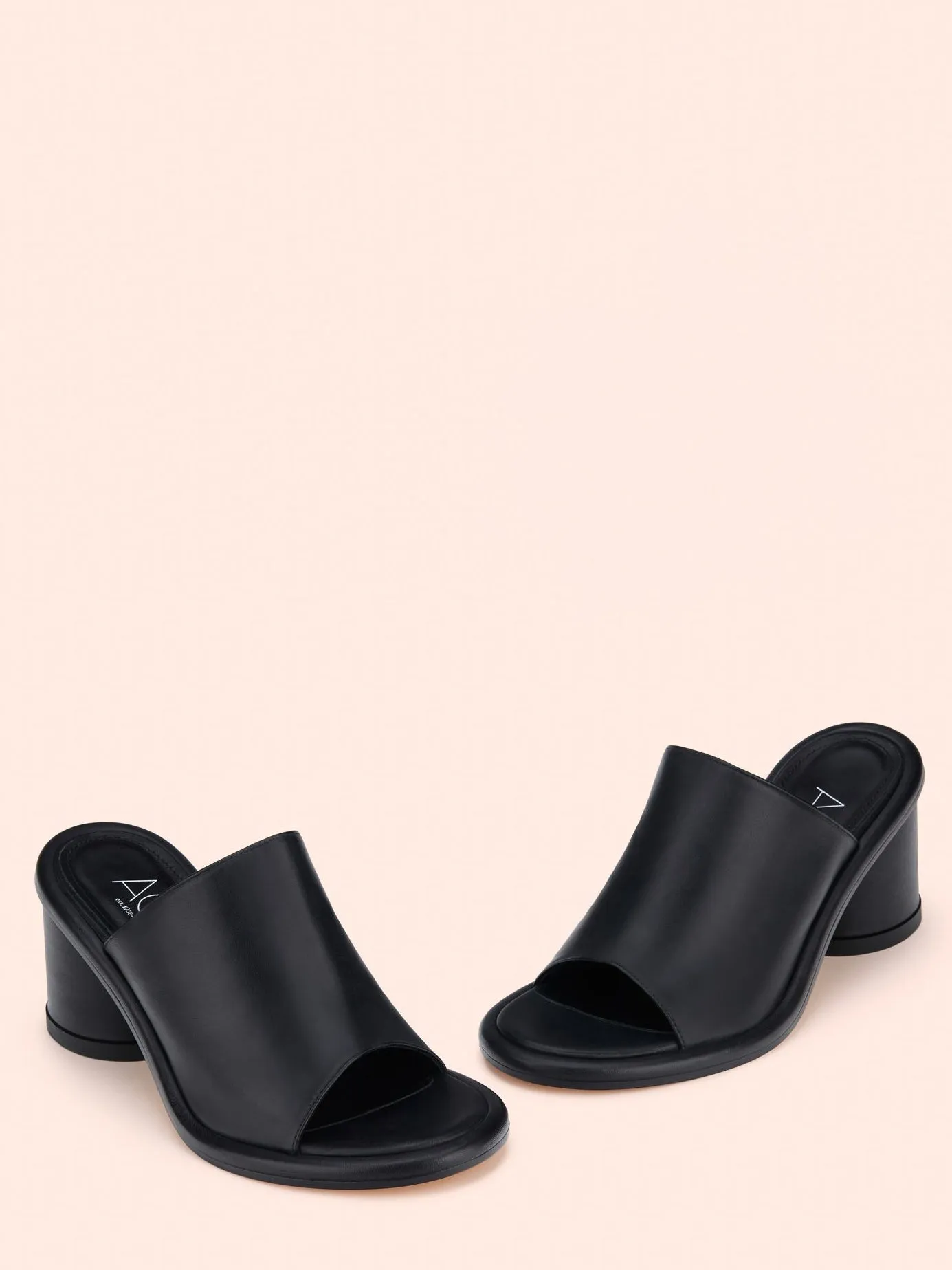 Alison H slip-on mules, black