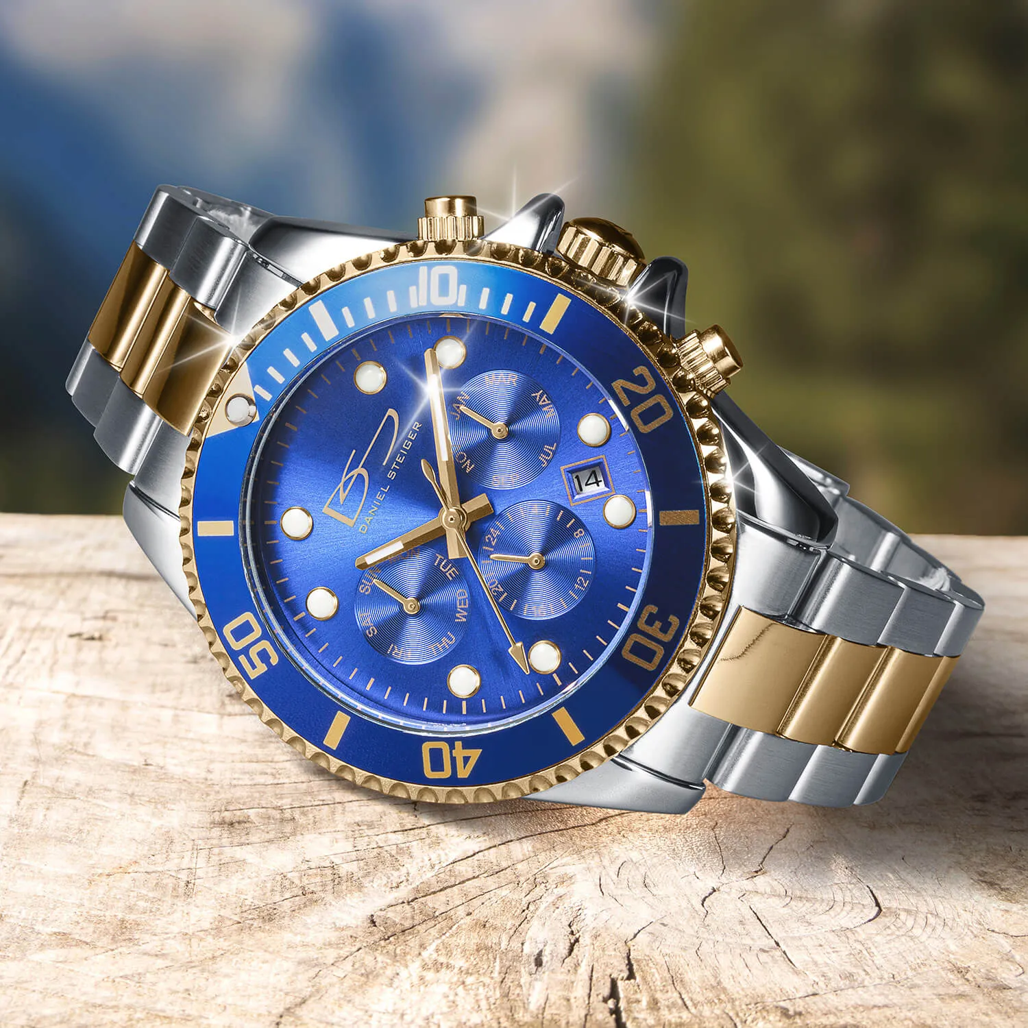 Blue Dial Men's Watch