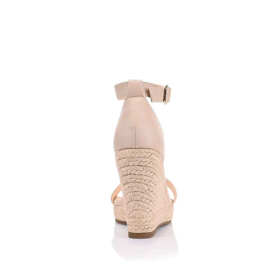 Amena Rope Wedges - Blush