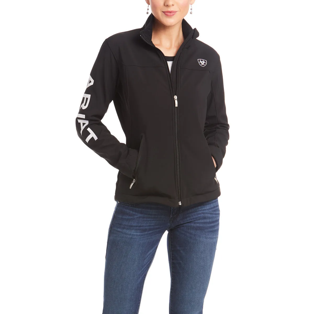 Ariat Ladies New Team Softshell Jacket - Black