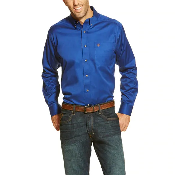 Ariat Men's Solid Twill Classic L/S Shirt