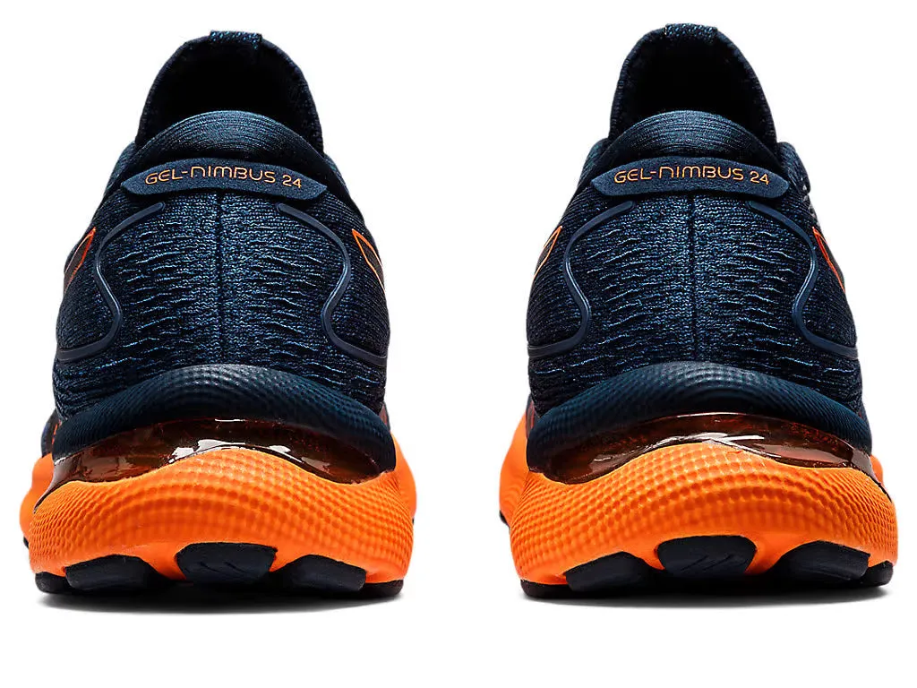 Asics Men's GEL-NIMBUS 24 - FRENCH BLUE/SHOCKING ORANGE