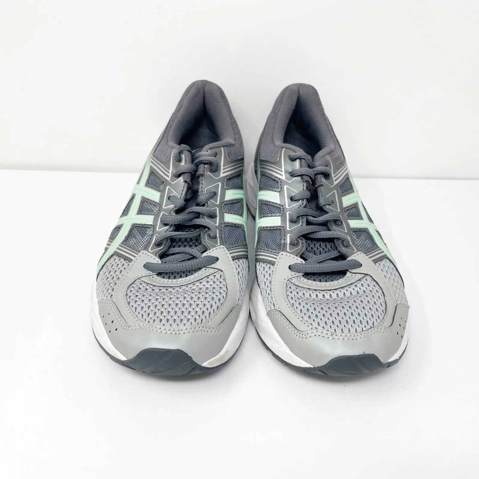 Asics Womens Gel Contend 4 T767N Gray Running Shoes Sneakers Size 8 D