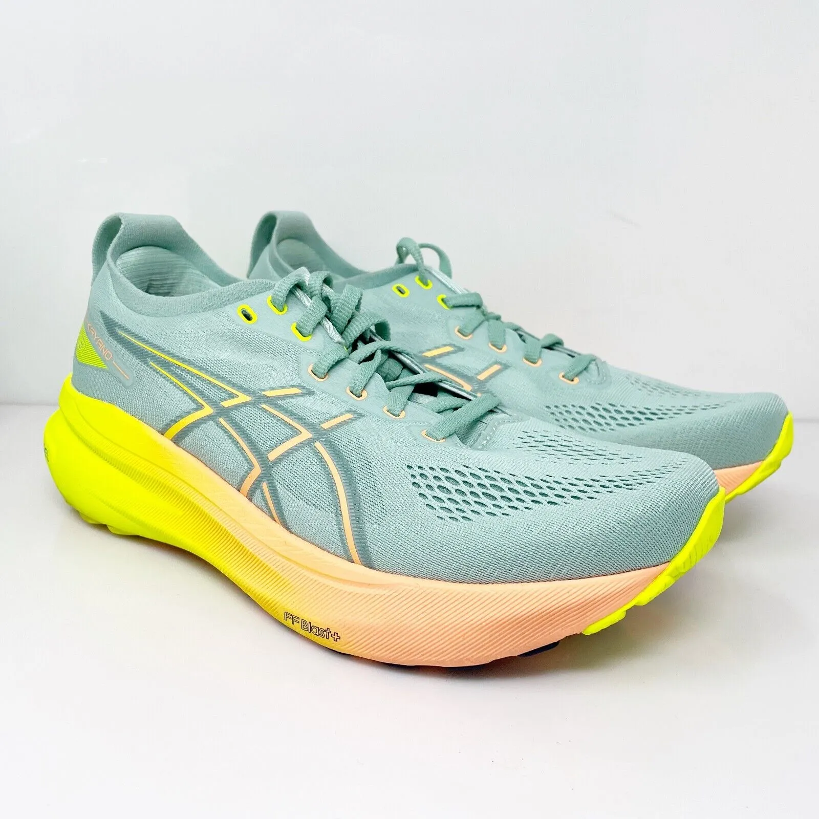 Asics Womens Gel Kayano 31 1012B745 Green Running Shoes Sneakers Size 10