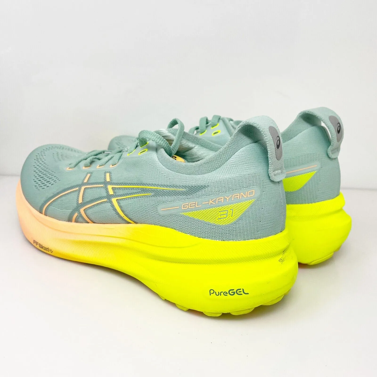 Asics Womens Gel Kayano 31 1012B745 Green Running Shoes Sneakers Size 10