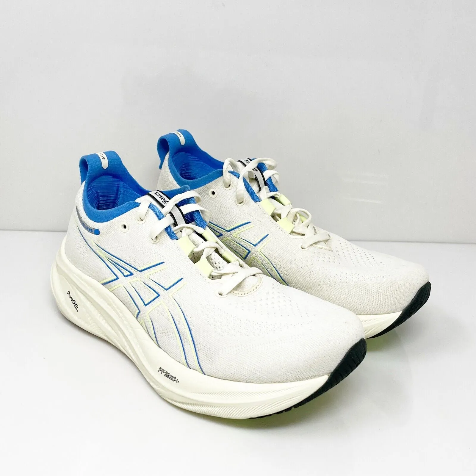 Asics Womens Gel Nimbus 26 1012B692 White Running Shoes Sneakers Size 9