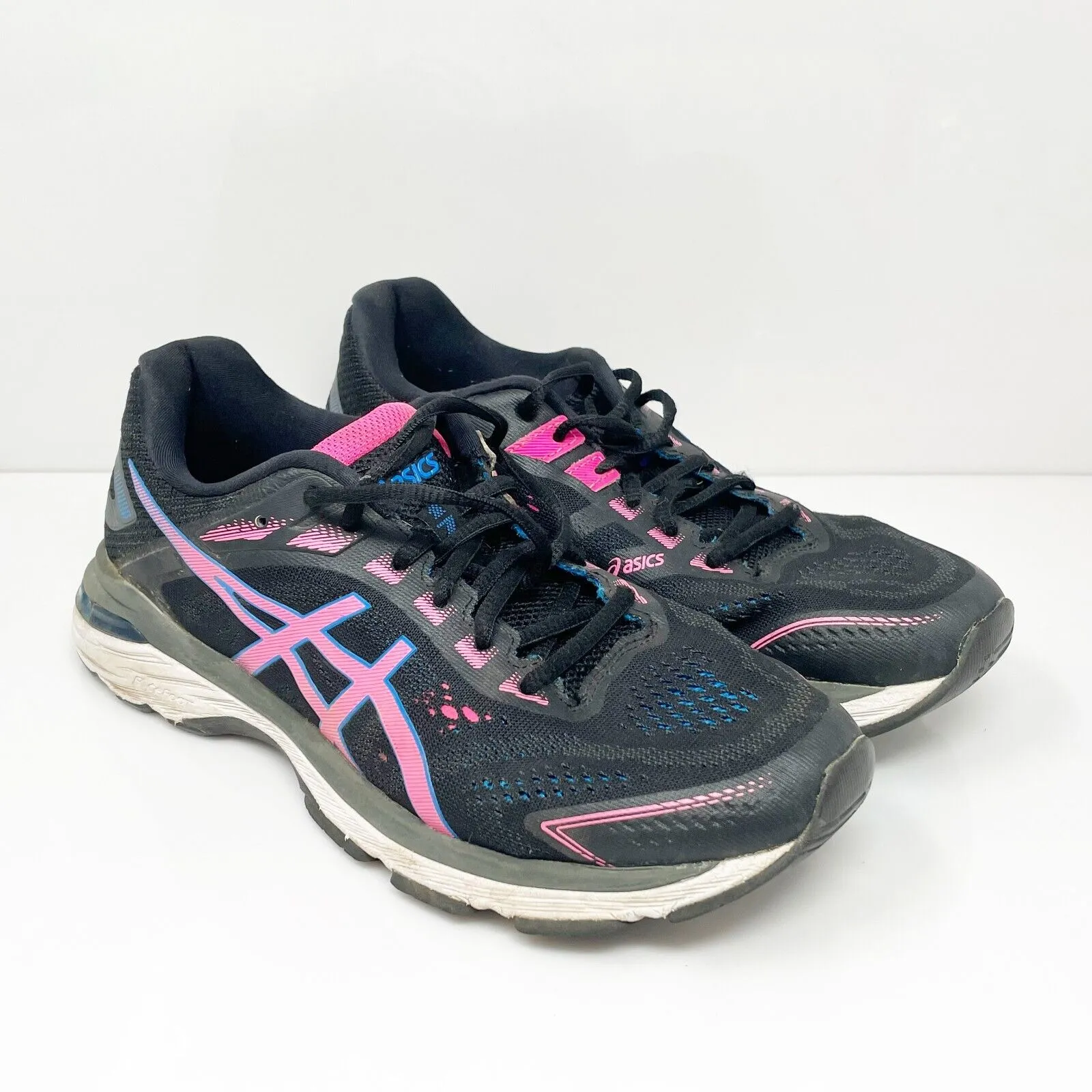 Asics Womens GT 2000 7 1012A554 Black Running Shoes Sneakers Size 9.5