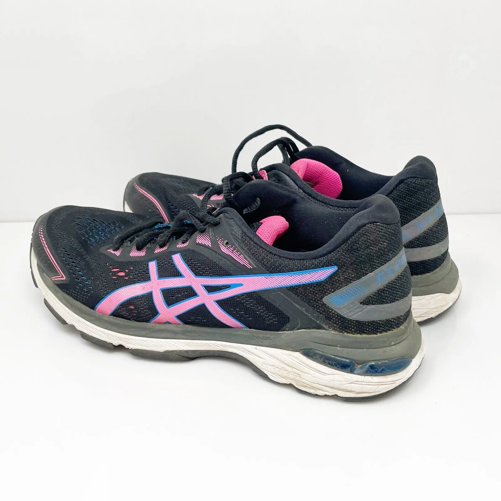 Asics Womens GT 2000 7 1012A554 Black Running Shoes Sneakers Size 9.5