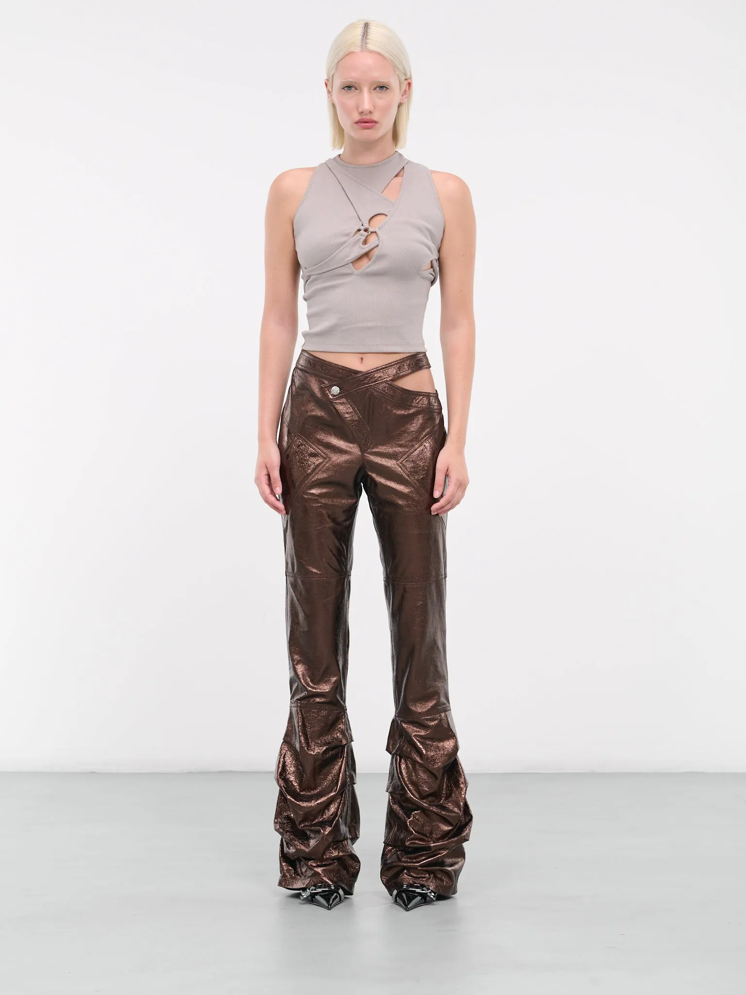 Asymmetric Trousers (PA113367911793-NUDE)