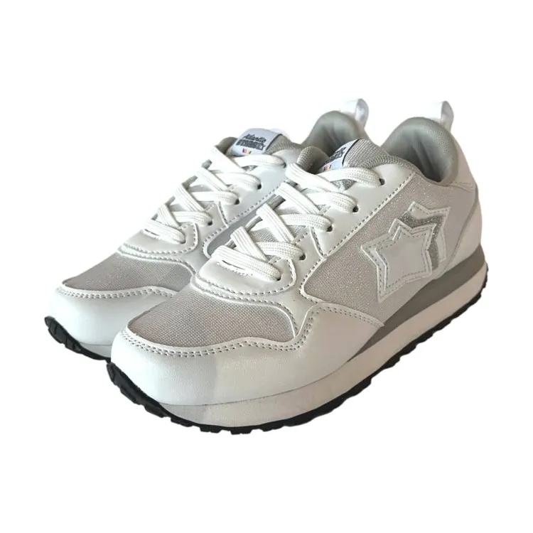 Atlantic Star DARREL128 White Girls' Lace-up Sneakers