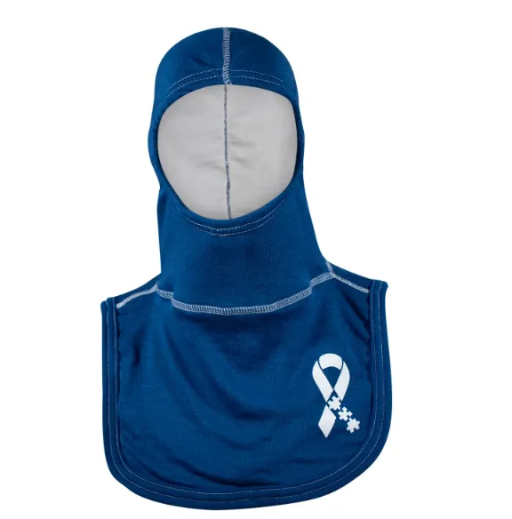 Autism Awareness Firefighter Hood