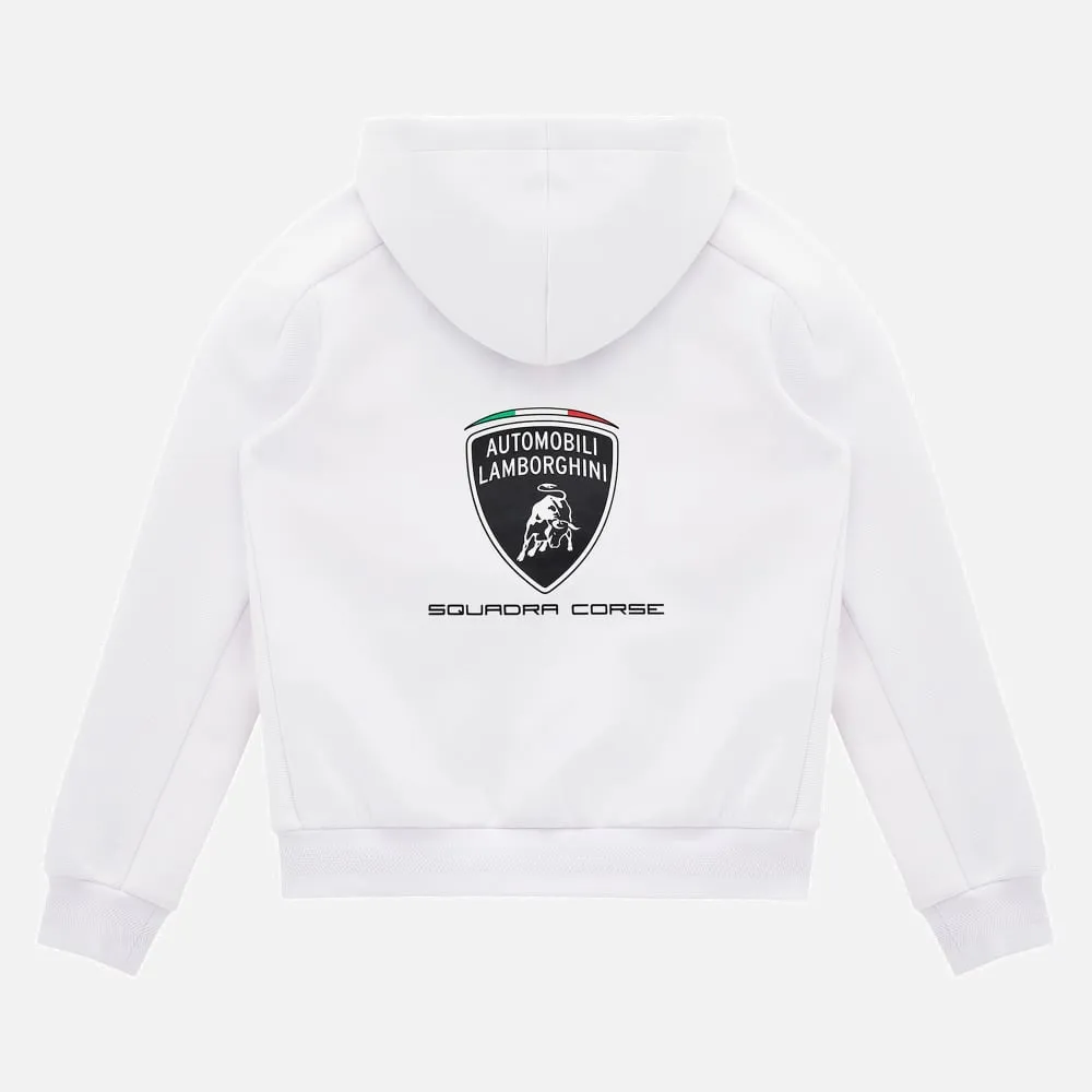 Automobili lamborghini squadra corse kid's full-zip sweatshirt