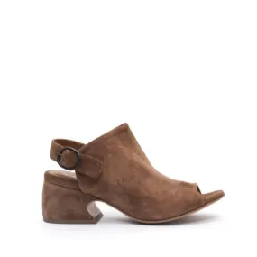 Backstrap Mules Brown