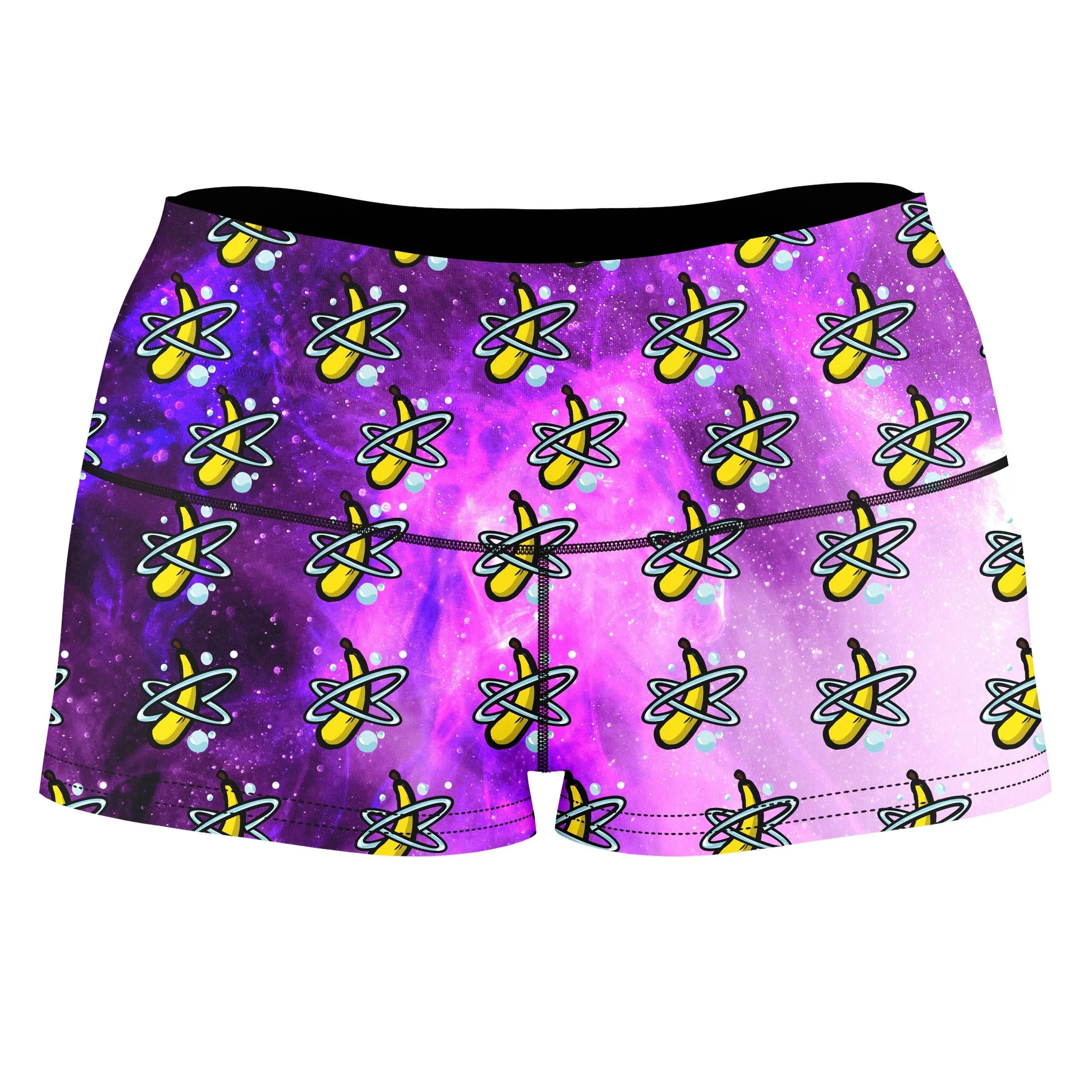 Banana Vision High-Waisted Women's Shorts