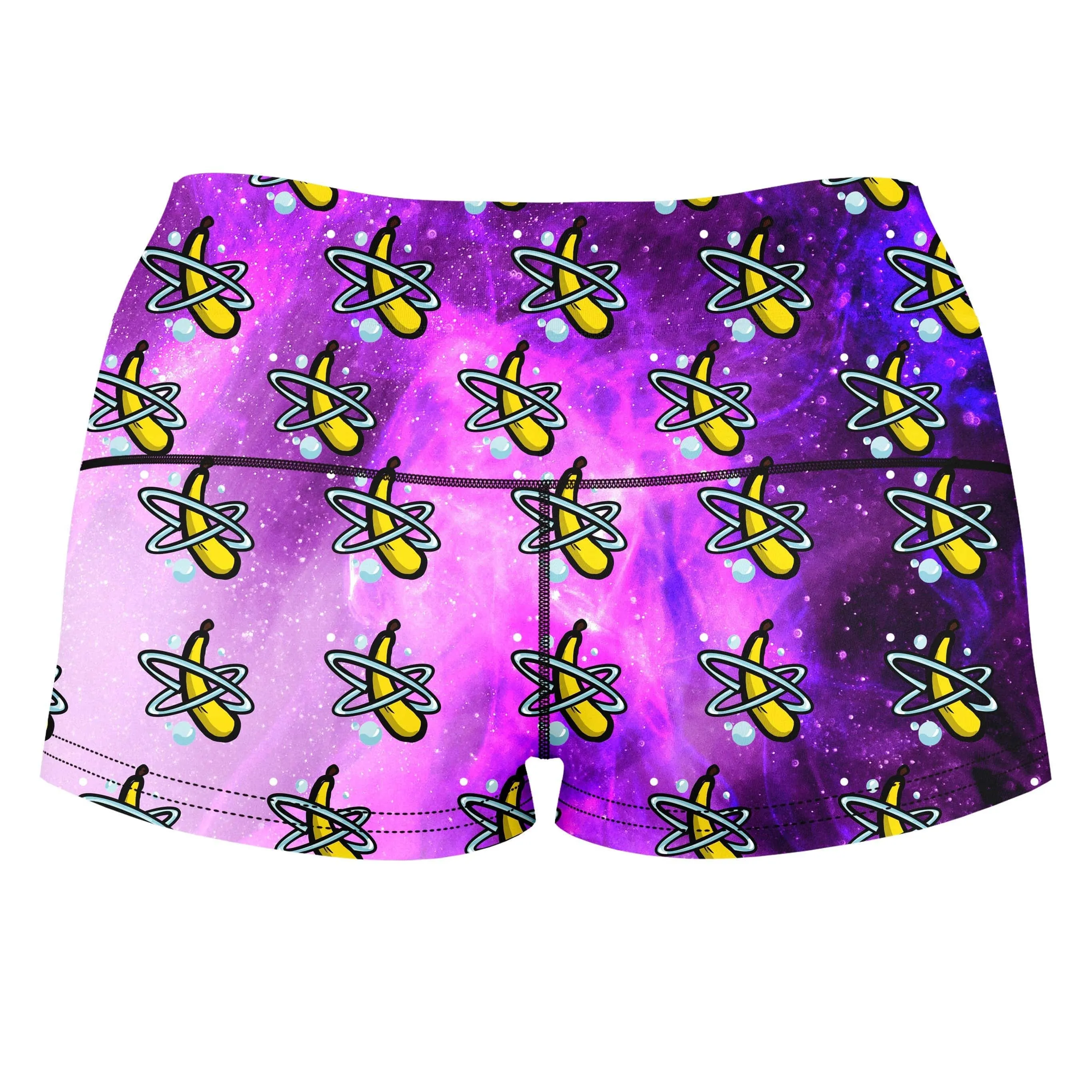 Banana Vision High-Waisted Women's Shorts