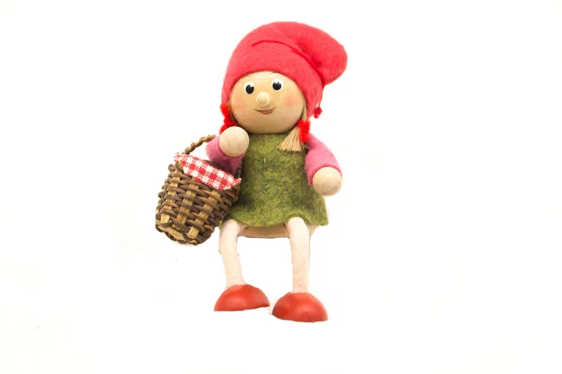 Basket Holding Girl Ornament