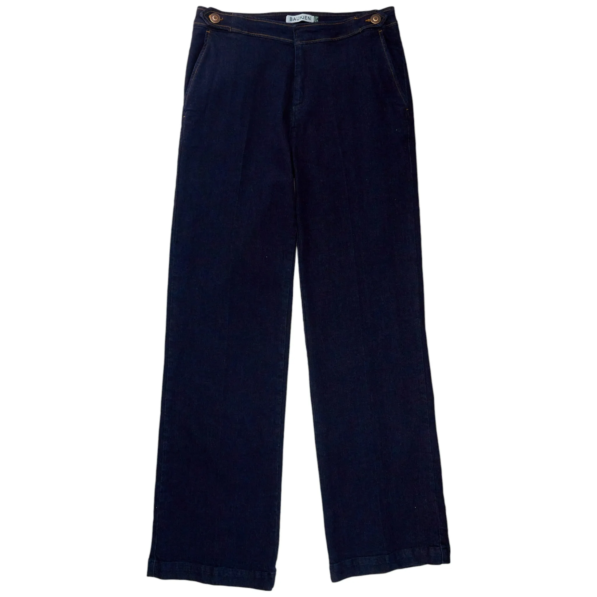 Baukjen Dark Indigo Straight Leg Jeans