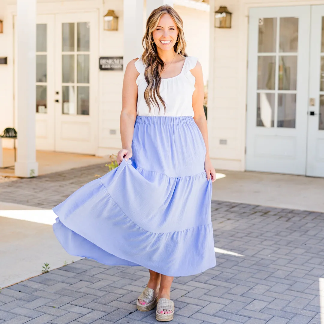 Be That Girl Periwinkle Skirt