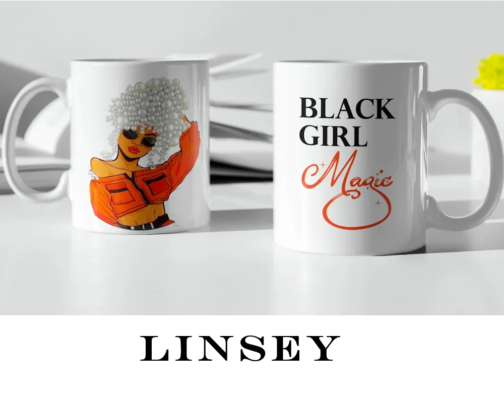 Beaded Mug Collection for Black Girls