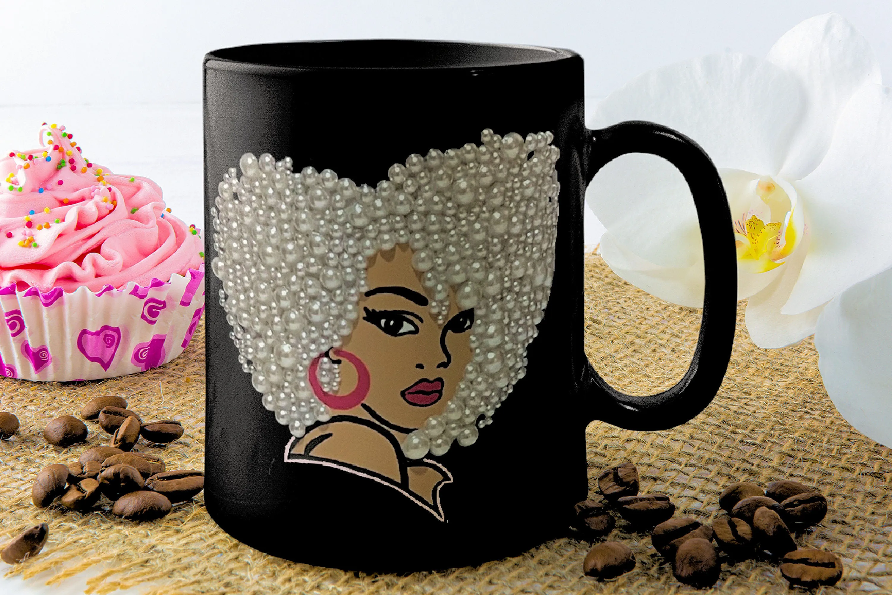 Beaded Mug Collection for Black Girls