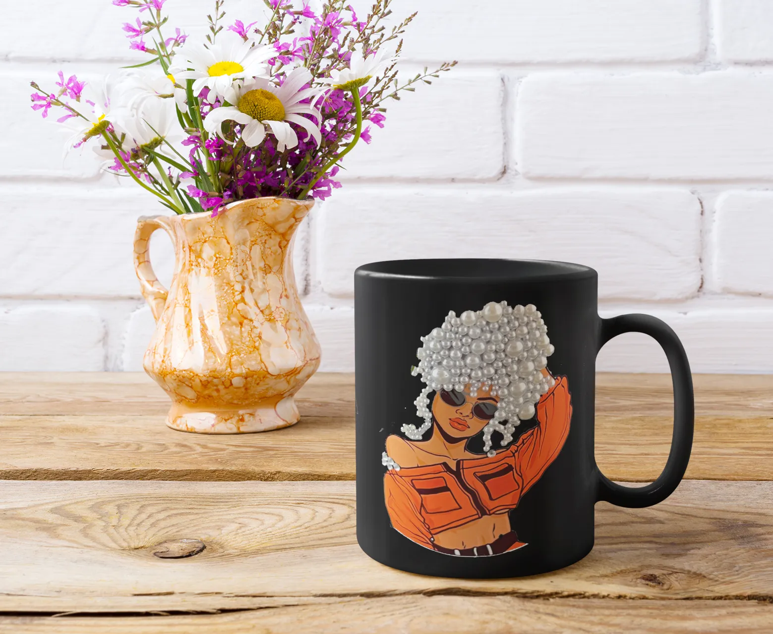 Beaded Mug Collection for Black Girls