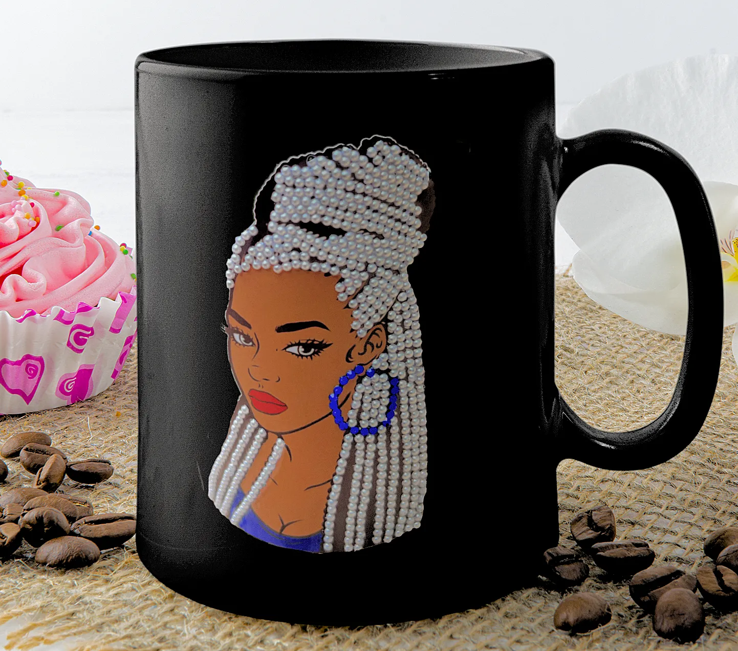 Beaded Mug Collection for Black Girls