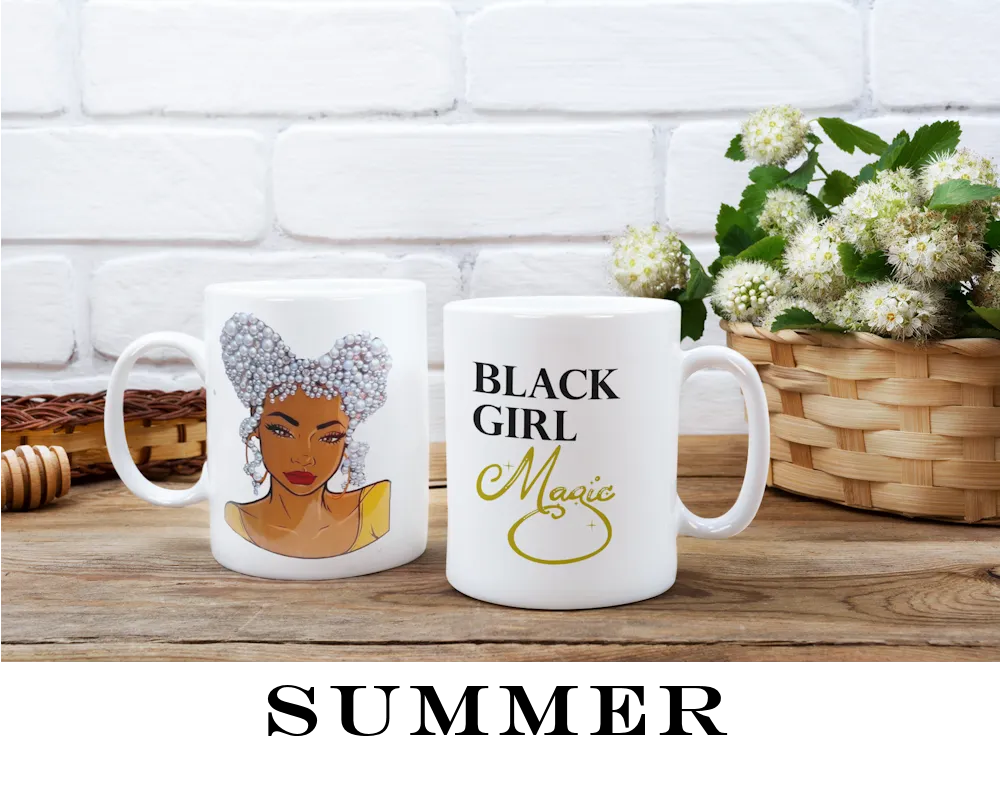 Beaded Mug Collection for Black Girls