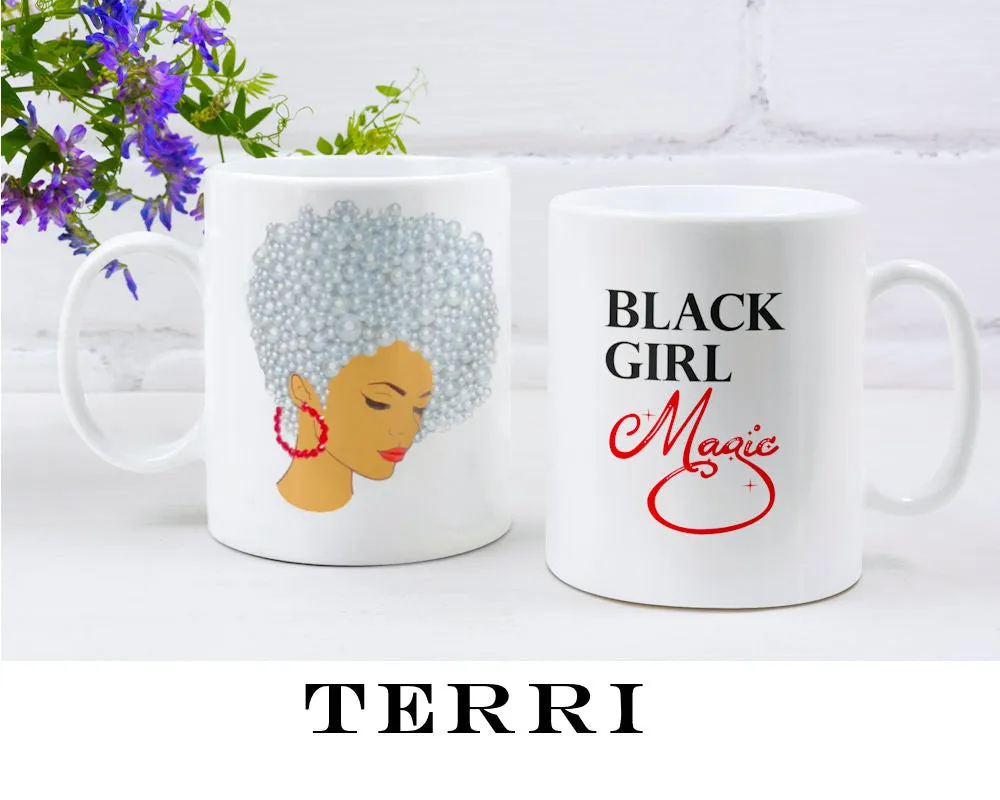 Beaded Mug Collection for Black Girls