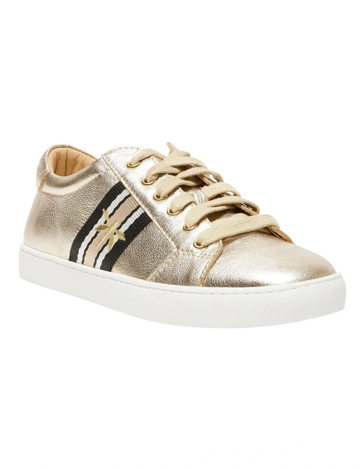 Belem Sneakers in Gold Leather