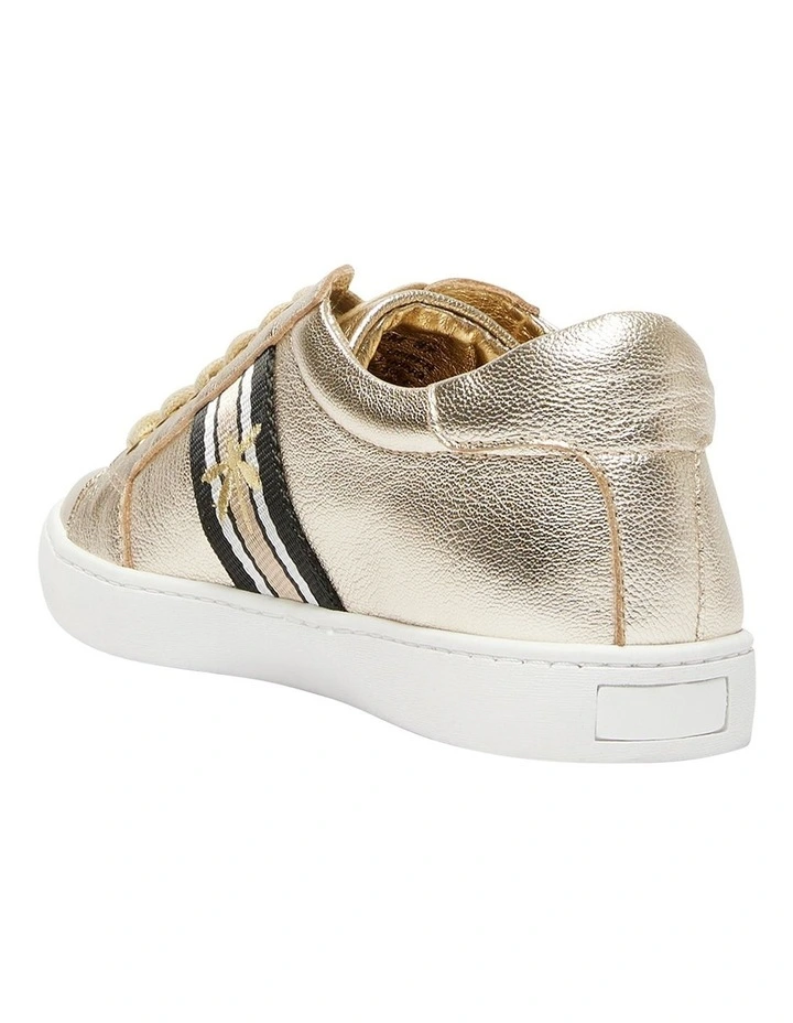 Belem Sneakers in Gold Leather