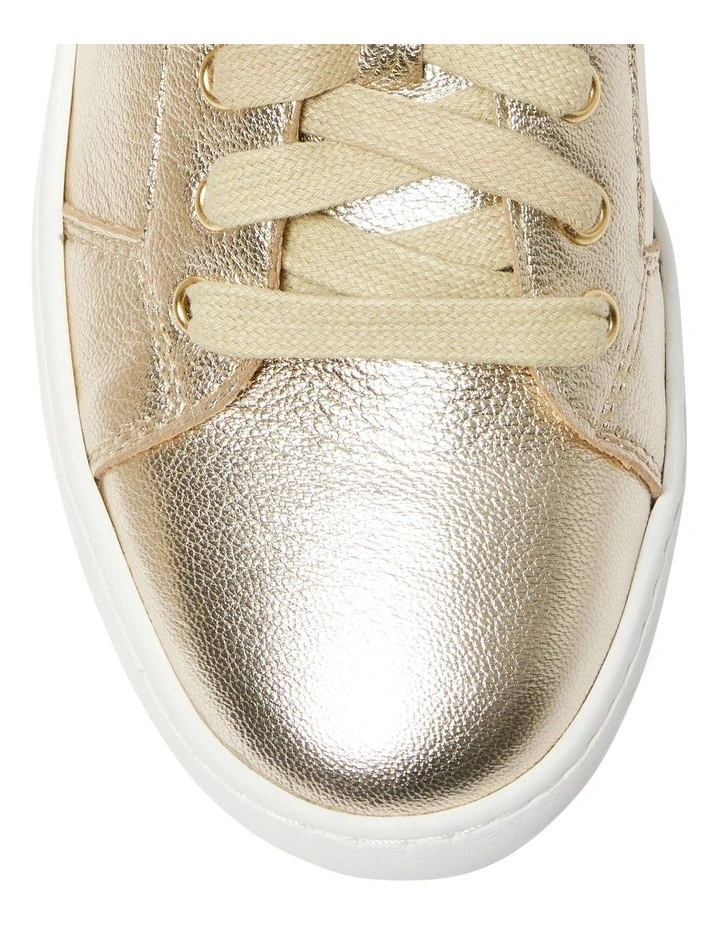 Belem Sneakers in Gold Leather