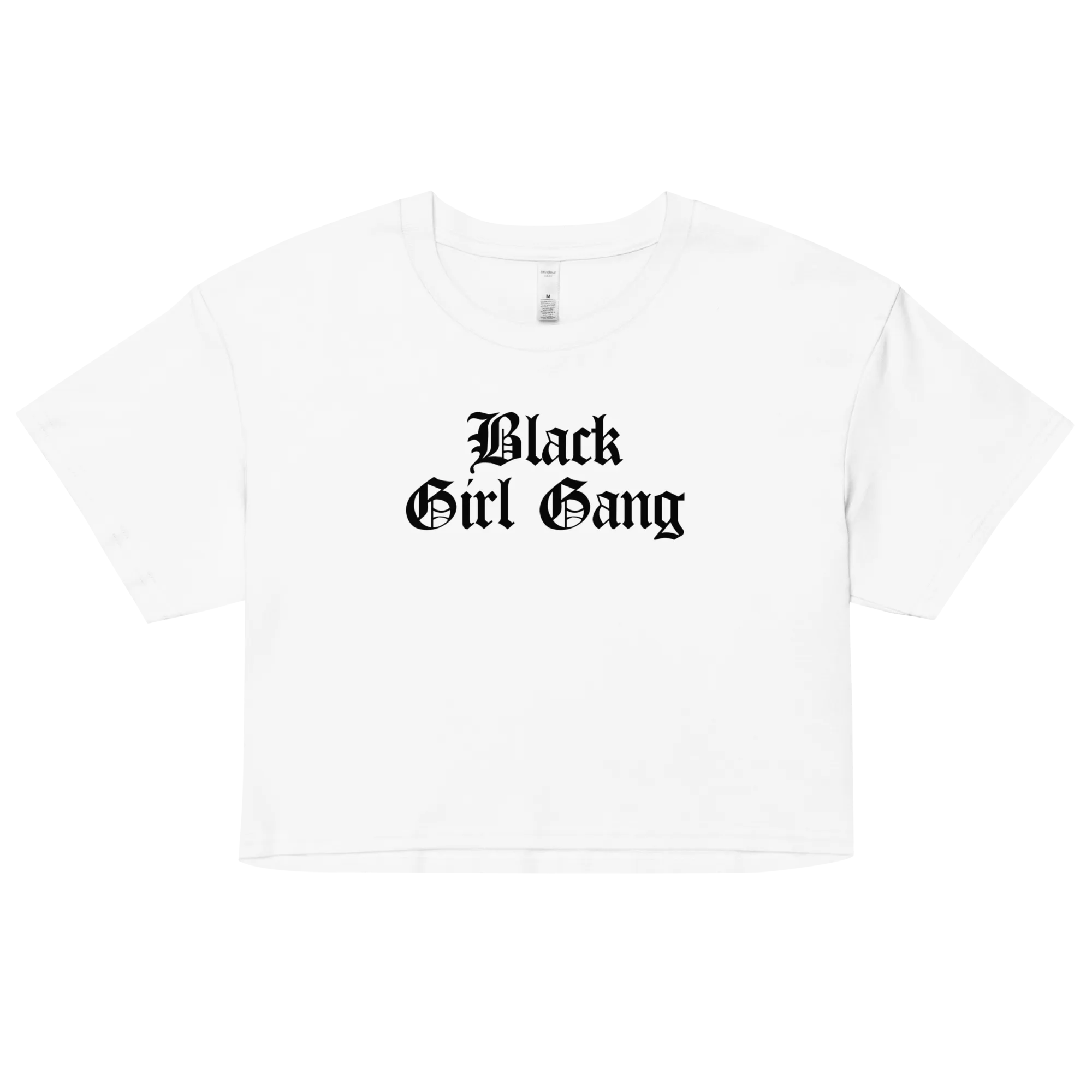 Black Girl Gang Crop Top