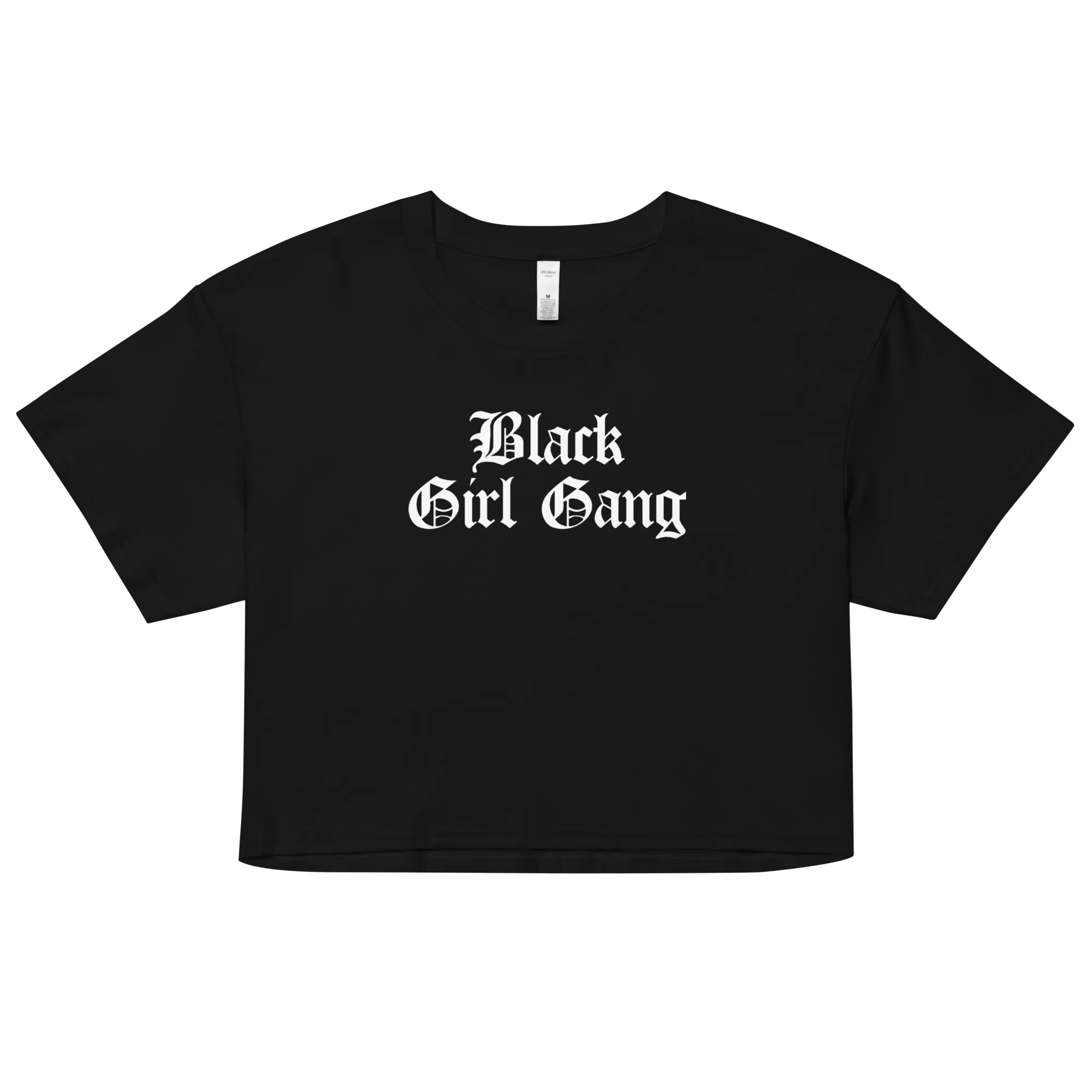 Black Girl Gang Crop Top