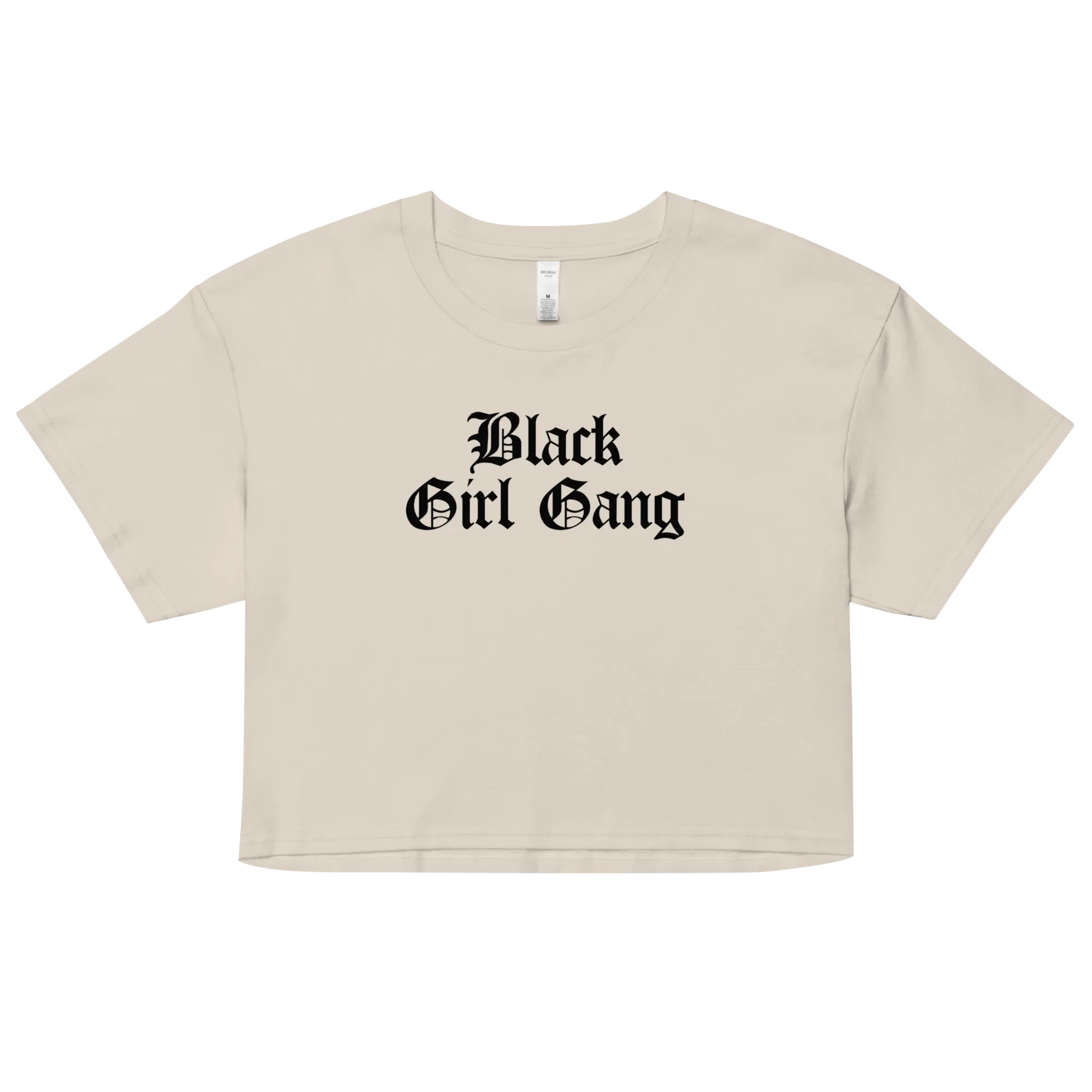 Black Girl Gang Crop Top