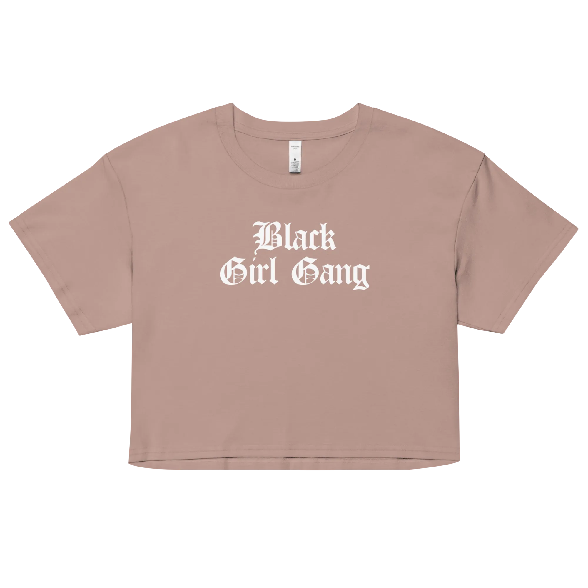 Black Girl Gang Crop Top