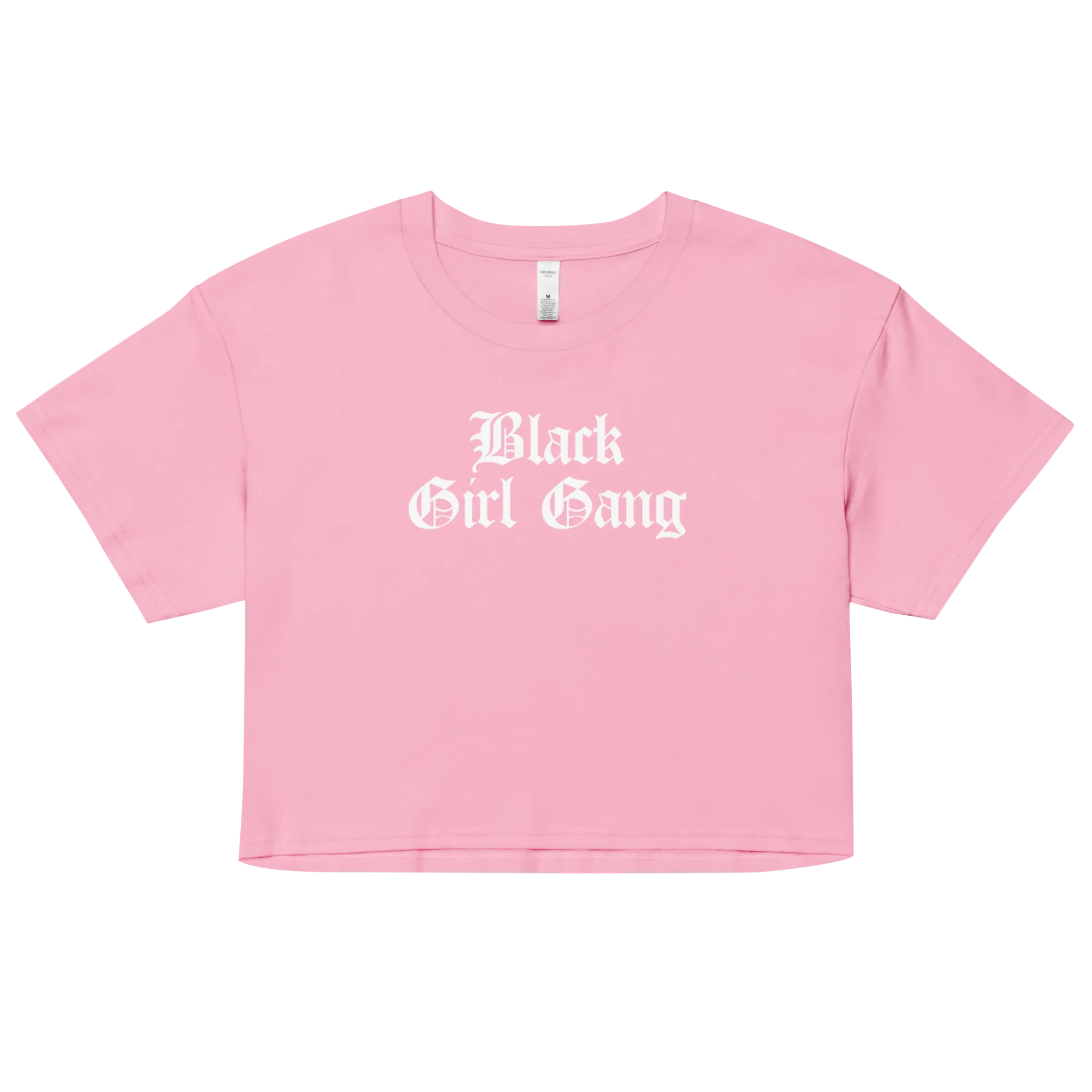 Black Girl Gang Crop Top