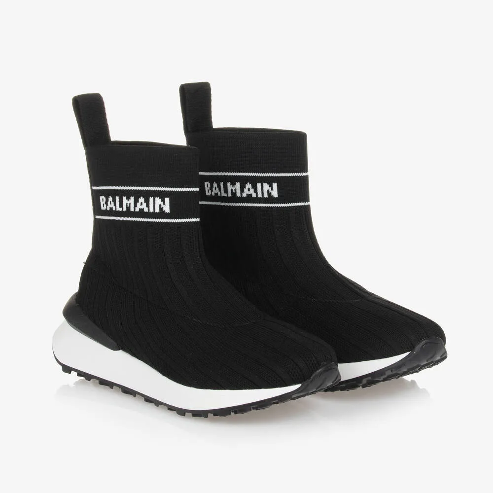 Black High Top Sock Trainers