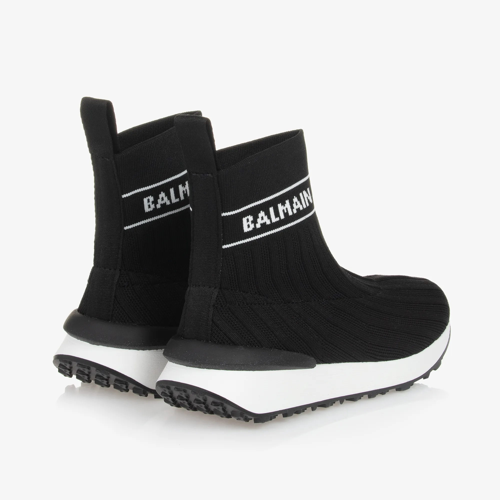 Black High Top Sock Trainers